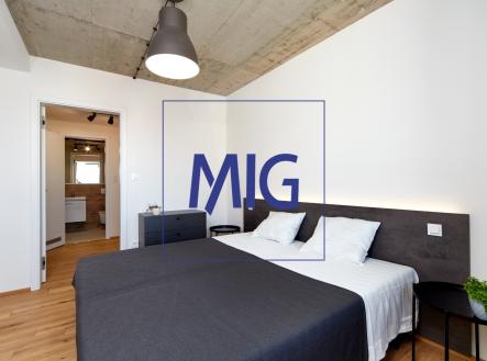 ložnice | Pronájem bytu, 2+kk, 48 m²