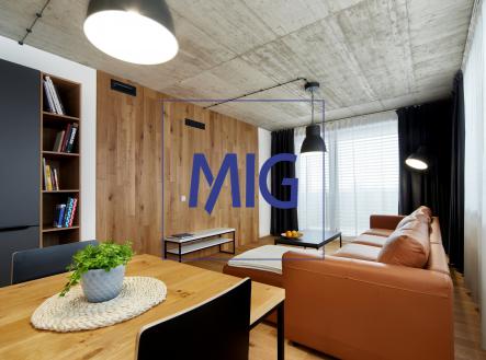 obývací pokoj | Pronájem bytu, 2+kk, 57 m²