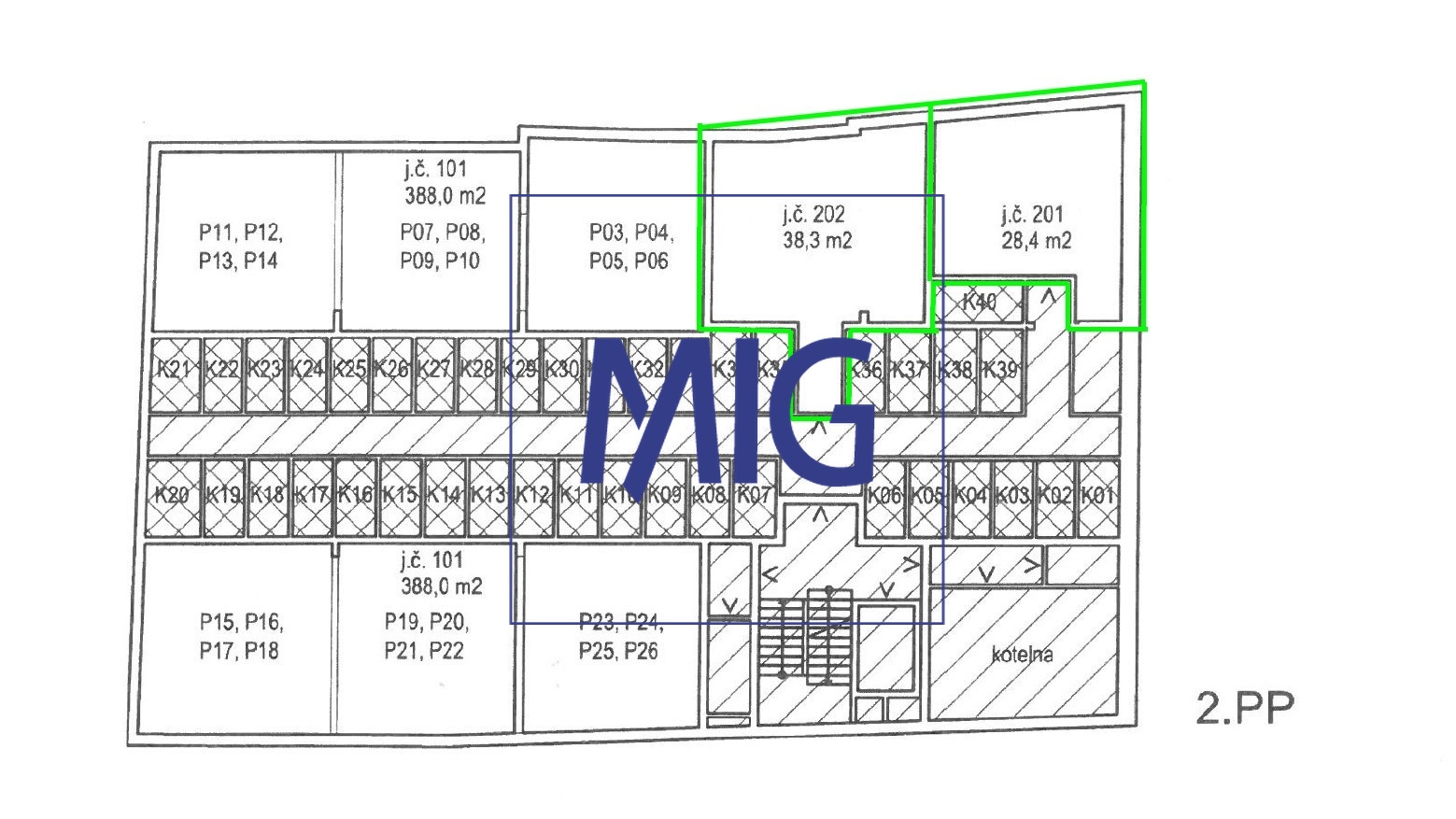 půdorys 2PP_201a202