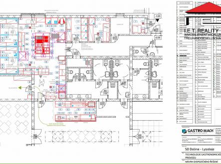 plánek restaurace Lysolaje | Pronájem - restaurace, 250 m²