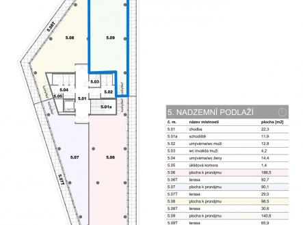 5NP-14 | Pronájem - kanceláře, 140 m²