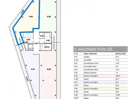 5NP-13 | Pronájem - kanceláře, 98 m²