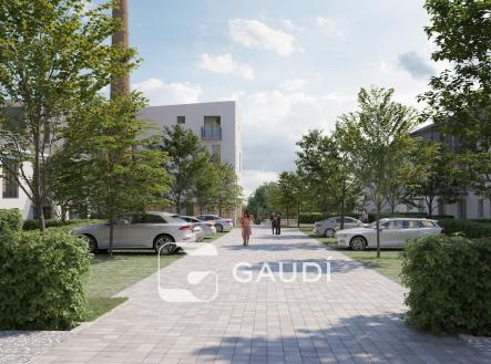 pohled severní hlavní nádvoří | Prodej bytu, 3+kk, 94 m²