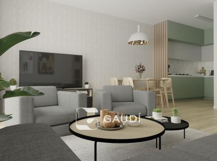 D_obývák_1 | Prodej bytu, 2+kk, 61 m²