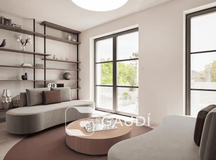Obývací pokoj 3 | Prodej bytu, 2+kk, 60 m²