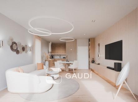 Obývací pokoj | Prodej bytu, 3+kk, 94 m²