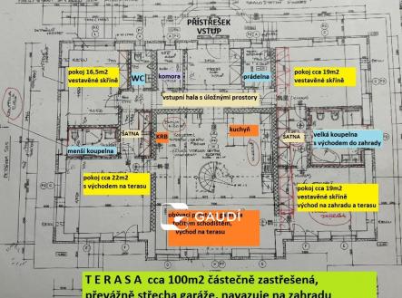 půdorys domu | Pronájem - dům/vila, 200 m²
