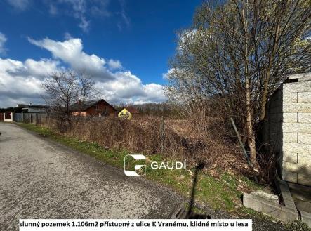 pozemek 1.106m2 u ulice K Vranému | Prodej - pozemek pro bydlení, 1 106 m²