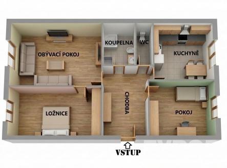 . | Prodej bytu, 3+1, 69 m²