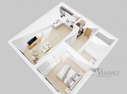 foto: 1 | Prodej bytu, 2+kk, 49 m²