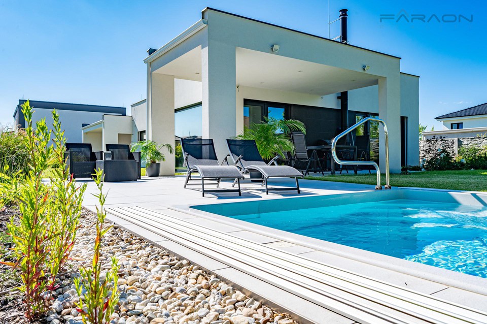 Prodej pasivního domu (A) 3+1 s bazénem, Praha východ - Mukařov 