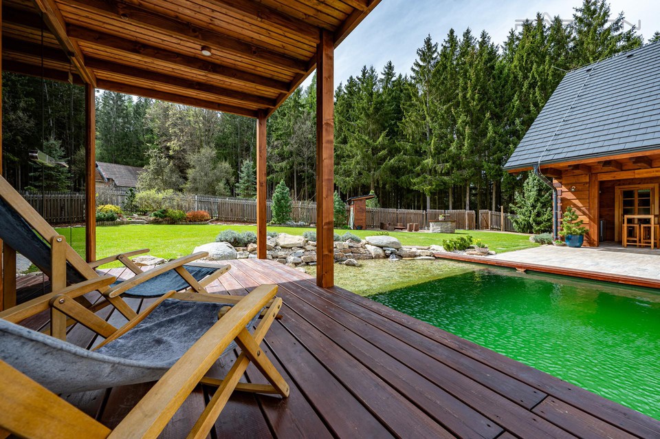 Prodej roubené chalupy 194 m2, pozemek 1001 m2, Kamenná Lhota u Borotína, okres Tábor