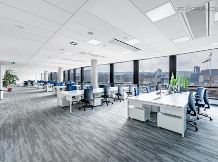 Pronájem - kanceláře, 800 m²