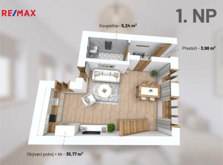 Prodej bytu, atypický, 77 m²