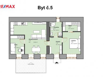 Prodej bytu, 3+kk, 82 m²