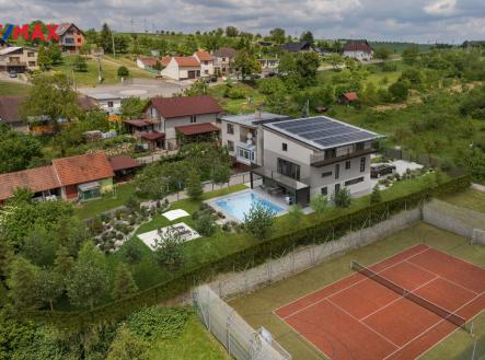 vizualizace budoucího stavu domu a jeho okolí | Prodej - dům/vila, 295 m²