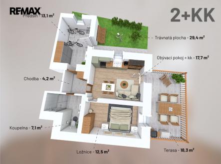 3d2.jpg | Prodej bytu, 2+kk, 104 m²