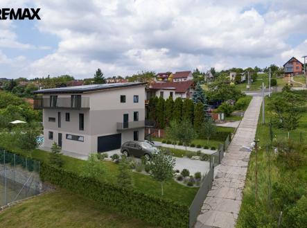 vizualizace zateplení domu a jeho oplocení | Prodej - dům/vila, 295 m²