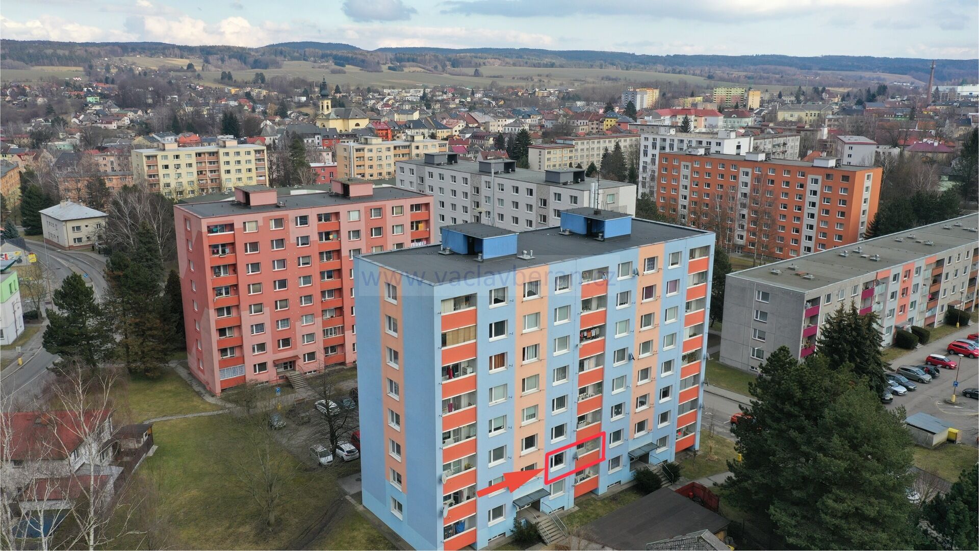 Pronájem 2+1/lodžie, 67m2, Česká Třebová – Trávník 1987