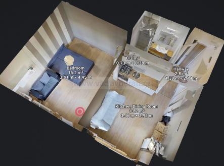Pronájem bytu, 1+1, 37 m²