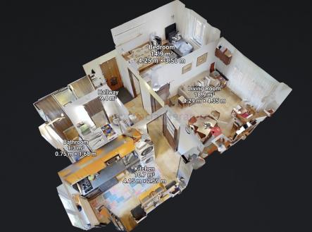Prodej bytu, 2+1, 65 m²