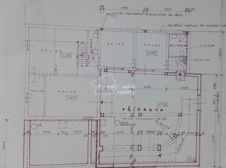 Plánek PP | Pronájem - skladovací prostor, 357 m²