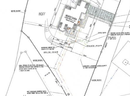 zákres stavby podle stavebního povolení | Prodej - pozemek pro bydlení, 7 991 m²