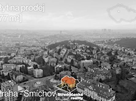 letecký pohled na dům | Prodej bytu, 3+1, 87 m²