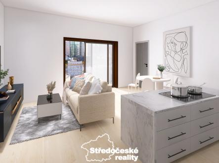 Obývací pokoj | Prodej bytu, 3+kk, 60 m²