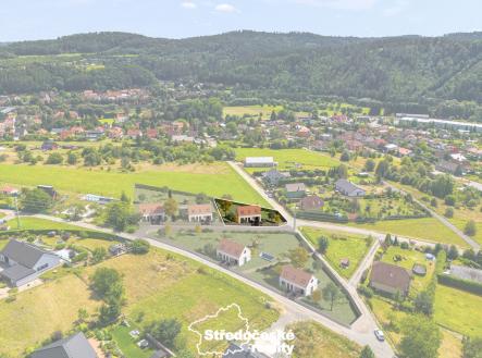 vizualizace možné stavby na pozemku | Prodej - pozemek pro bydlení, 822 m²