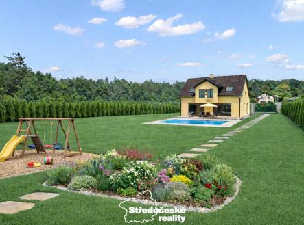 vizualizace - dům na pozemku | Prodej - pozemek pro bydlení, 2 000 m²