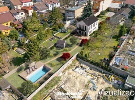 vizualizace stavby na pozemku | Prodej - pozemek pro bydlení, 1 209 m²