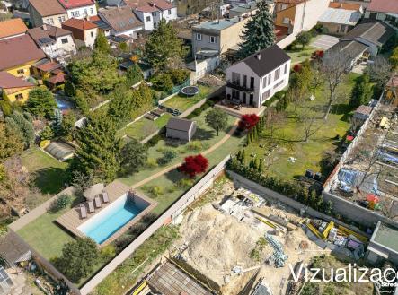 vizualizace stavby na pozemku | Prodej - pozemek pro bydlení, 1 209 m²