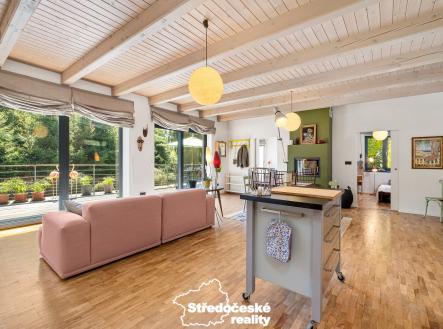 obývací pokoj + kuchyň | Prodej - dům/vila, 87 m²