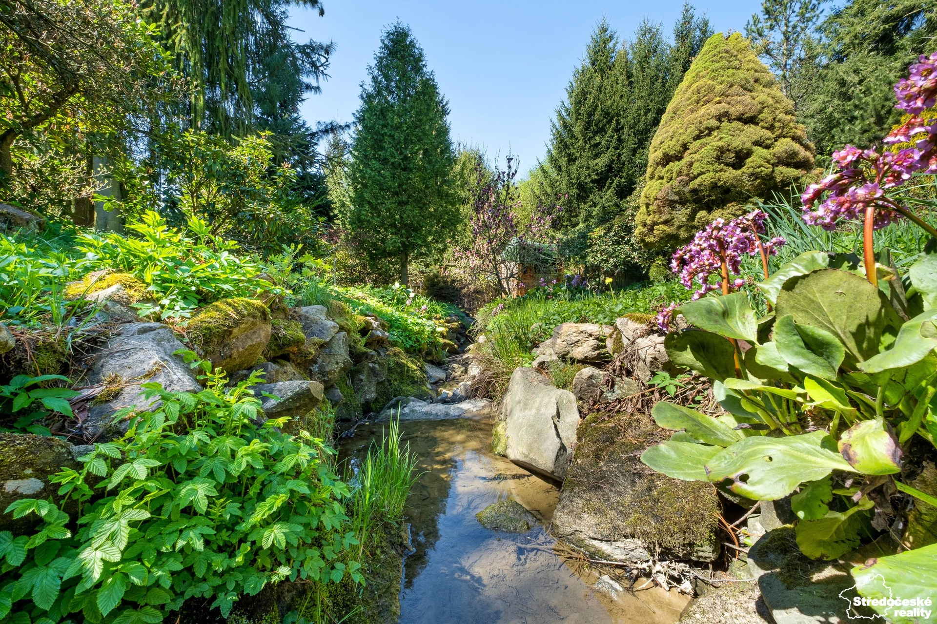 Zahrada - potok