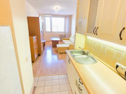 Pohled z kuchyně | Prodej bytu, 2+kk, 43 m²