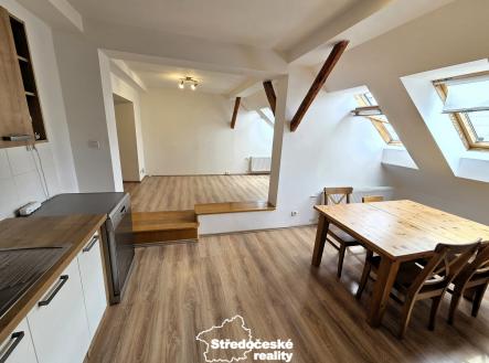 Pohled z kuchyně | Pronájem bytu, 3+1, 124 m²