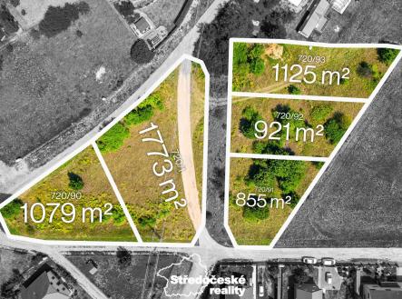 pohled na pozemky | Prodej - pozemek pro bydlení, 921 m²