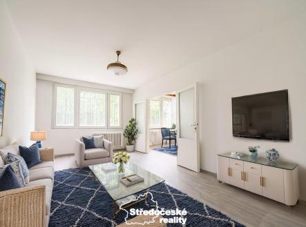 obývací pokoj_vizualizace | Prodej bytu, 3+1, 69 m²