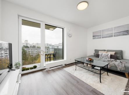 prodej_byt_Praha_Háje_mattaneli Milan_obývací pokoj_2 | Prodej bytu, 2+kk, 50 m²