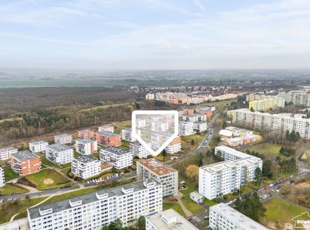 prodej_byt_Praha_Háje_mattaneli Milan_dron_A2 | Prodej bytu, 2+kk, 50 m²
