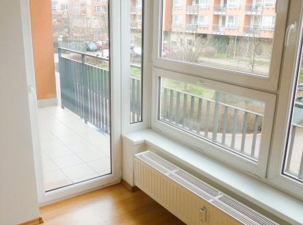 Vstup na lodžii | Pronájem bytu, 3+kk, 86 m²