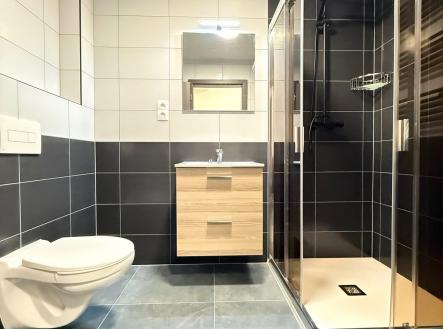 byt - koupelna | Pronájem bytu, 1+kk, 35 m²