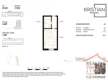 a503-pudorys.jpg | Pronájem bytu, 1+kk, 27 m²