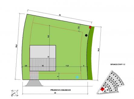 Prodej - pozemek pro bydlení, 840 m²