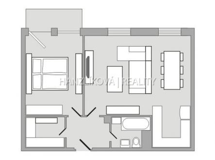 foto: 2 | Pronájem bytu, 2+kk, 65 m²