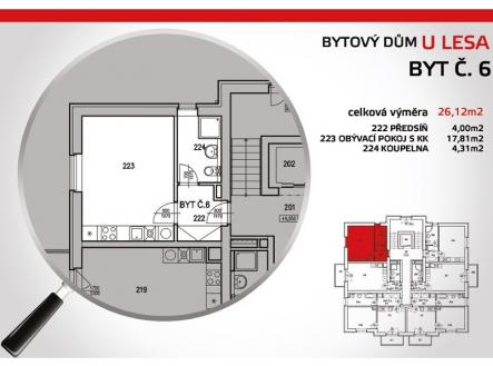 foto: 4 | Pronájem bytu, 1+kk, 26 m²