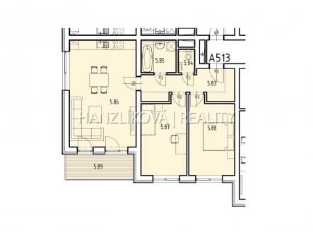 foto: 3 | Prodej bytu, 3+kk, 77 m²