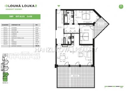 foto: 2 | Pronájem bytu, 3+kk, 99 m²
