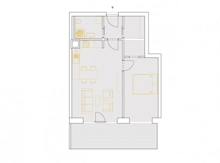 foto: 2 | Pronájem bytu, 2+kk, 54 m²